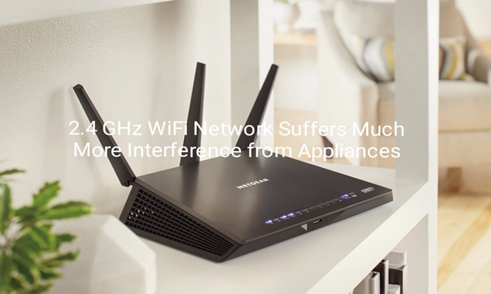 2.4 GHz VS 5 GHz Wifi in Network Interference