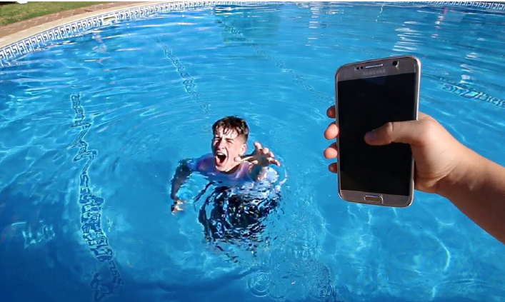 Phone In Water