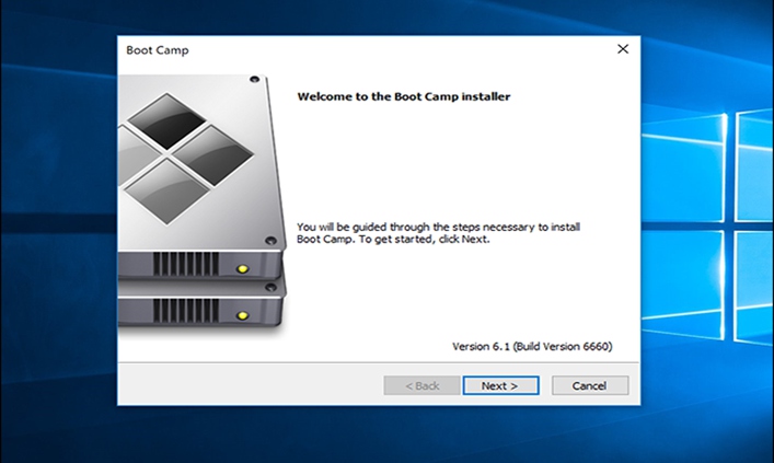 Встановіть Windows Boot Camp на розділ Windows