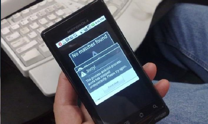 Crashed Android Phone