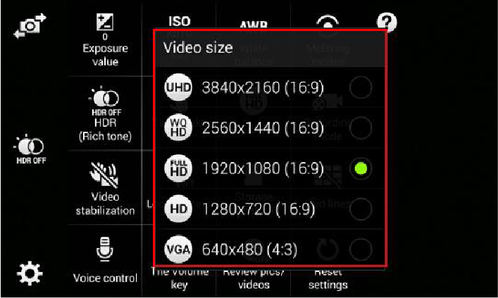 Different Aspect Ratio