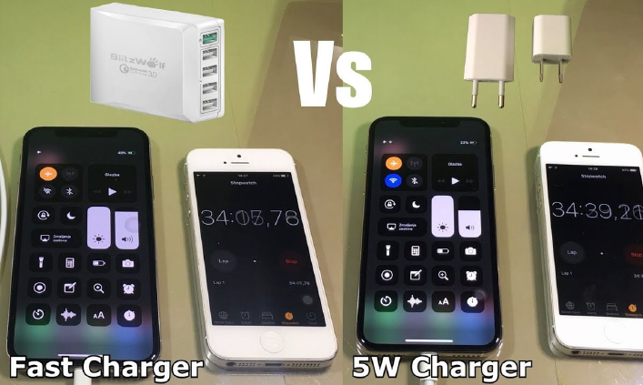 Fast Charger VS 5W Charger