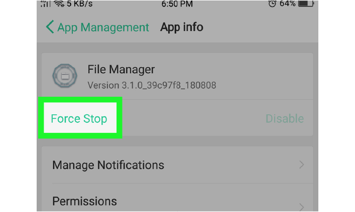How to Enforce App to Stop