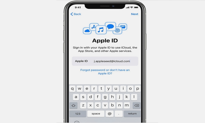 Apple ID Set-up on iOS Device