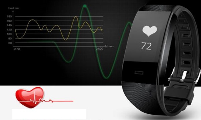 Smart Bracelet Supports Heart Rate Monitoring